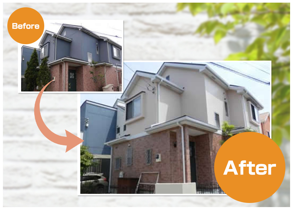 枚方で外壁塗装やリフォームを承る有限会社フジシールの施工事例